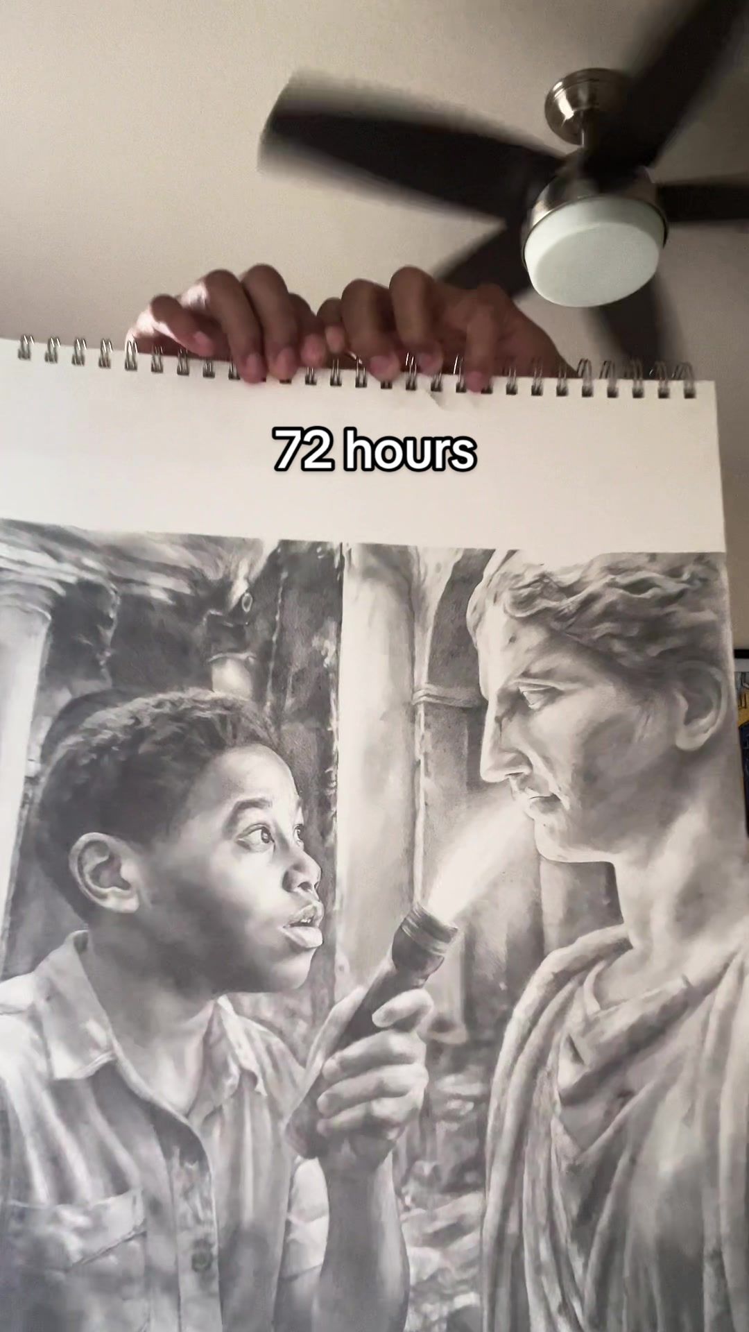 Work in progress — charcoal process